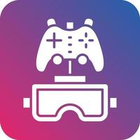 Vr Gaming Icon Vector Design