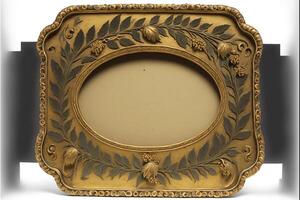 old masters floral frame. photo