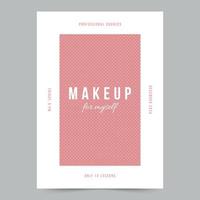 Makeup Courses Template of Flyer, Instant Download, Editable Design, Pro Vector