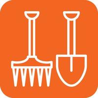 Gardening Tools Icon Vector Design