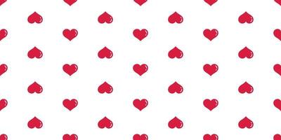 heart Seamless pattern vector valentine isolated bubble cartoon doodle wallpaper background red