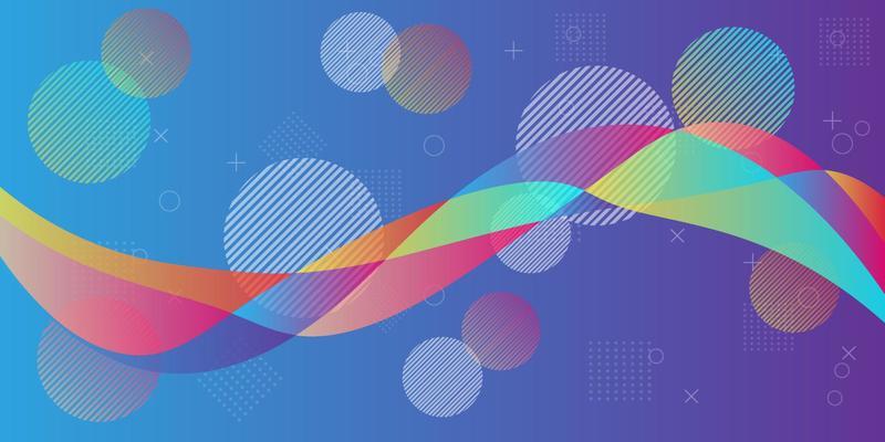 blue abstract  geometric dynamic  for business finance and technology gradient background