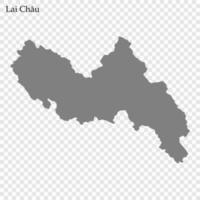 mapa de provincia de Vietnam vector