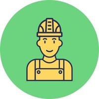 Factory Worker Vector Icon