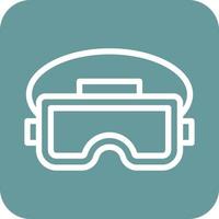 Vr Glasses Icon Vector Design