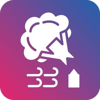 Tree Broken Icon Vector Design