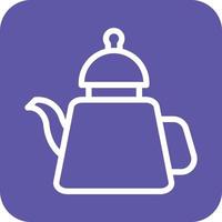 Tea Pot Icon Vector Design