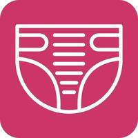 Diaper Icon Vector Design