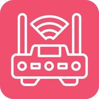 Wifi Router Icon Vector Design