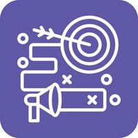 Marketing Strategy Icon Vector Design