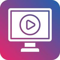 Video Tutorial Icon Vector Design