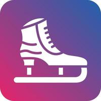 Ice Skate Icon Vector Design