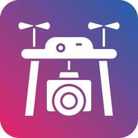 Drone Camera Icon Vector Design