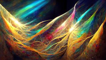 Vector colorful lights background. photo