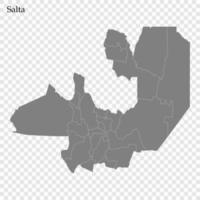 alto calidad mapa es un provincia de argentina vector