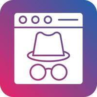 Incognito Icon Vector Design