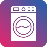 Washing Machine Icon Vector Design