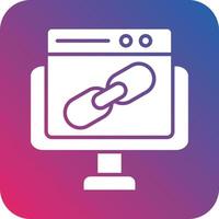 Backlink Icon Vector Design