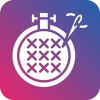 Needlework Icon Vector Design