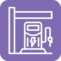 Charging Station Icon Vector Design