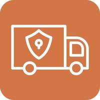 Locked Delivery Icon Vector Design