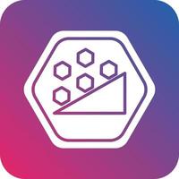 Falling Rocks Icon Vector Design