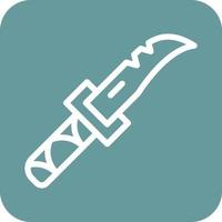 Wild Knife Icon Vector Design