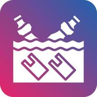 Water Pollution Icon Vector Design