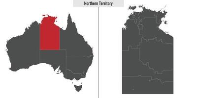 map state of Australia vector