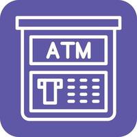 Atm Machine Icon Vector Design