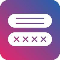 Password Icon Vector Design