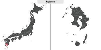 map prefecture of Japan vector