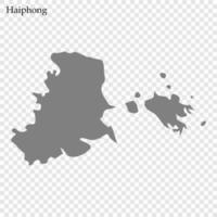 mapa de provincia de Vietnam vector