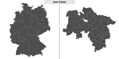 map state of Germany vector