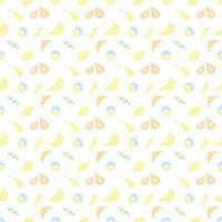Seamless pattern with food icons. doodle food pattern. Food background vector
