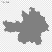 mapa de provincia de Vietnam vector