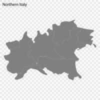 High Quality map is a state of Italy vector