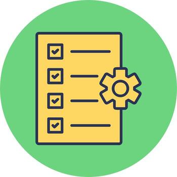 Work List Vector Icon