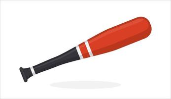 Illustration of aluminum baseball bat vector