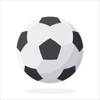 Illustration of leather soccer ball vector