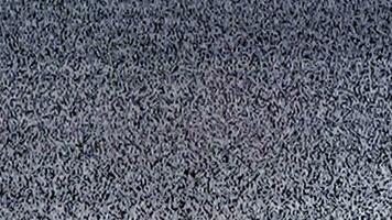 Television static noise, black, white video