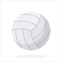 Leather volleyball ball vector