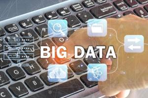 Big data storage and analytics in the cloud or on external server photo