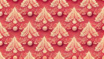 Vintage christmas pattern background. photo