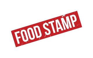 Food Stamp Rubber Stamp Seal Vector