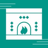 Fireplace Vector Icon