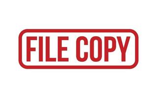 File Copy Rubber Stamp Seal Vector