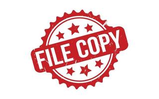 File Copy Rubber Stamp Seal Vector