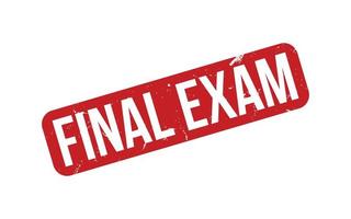 Final Exam Rubber Stamp Seal Vector