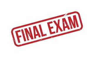 Final Exam Rubber Stamp Seal Vector
